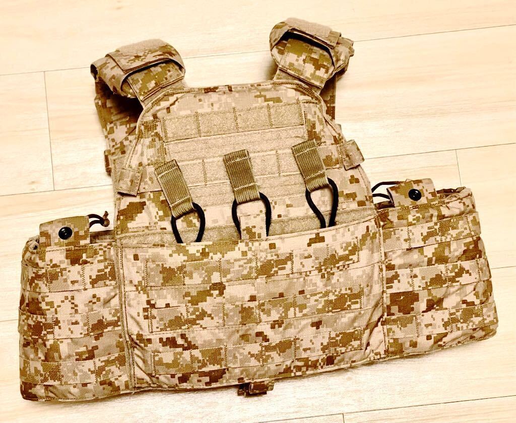 米軍 実物 3CデザートRACK ベスト ポーチセット 検索用）米軍放出品