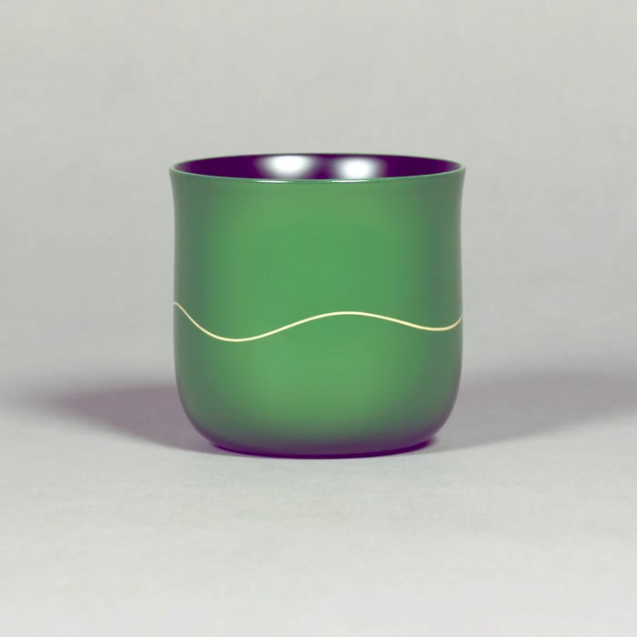 019-ホットカップ 波線蒔絵 | 輪島塗の老舗 輪島屋善仁 Online shop