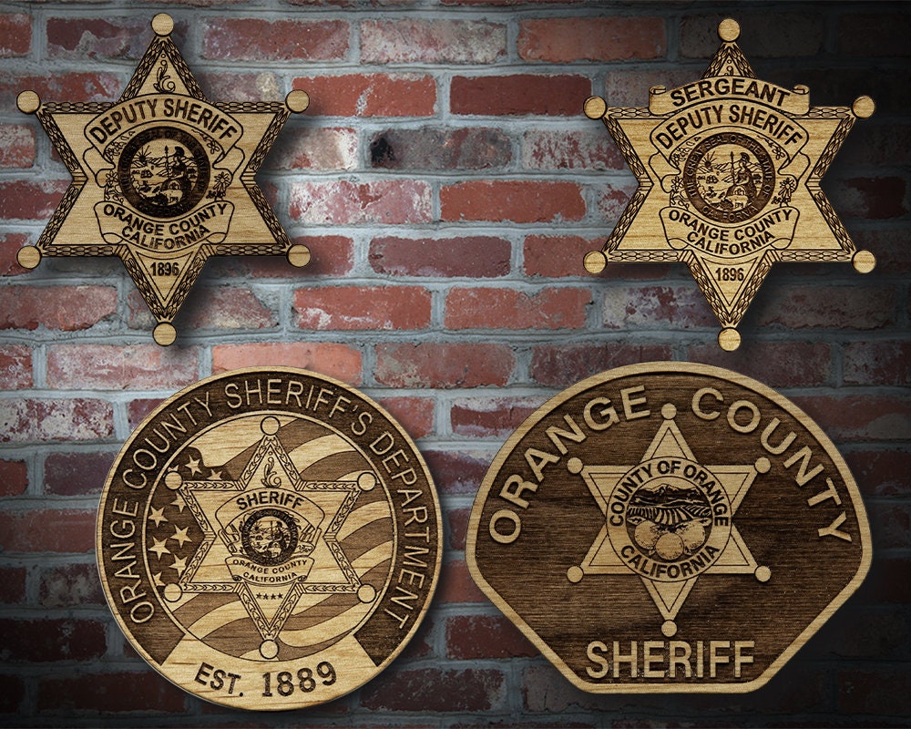 カリフォルニア州 ORANGE COUNTY DETECTIVEバッジ カリフォルニア州