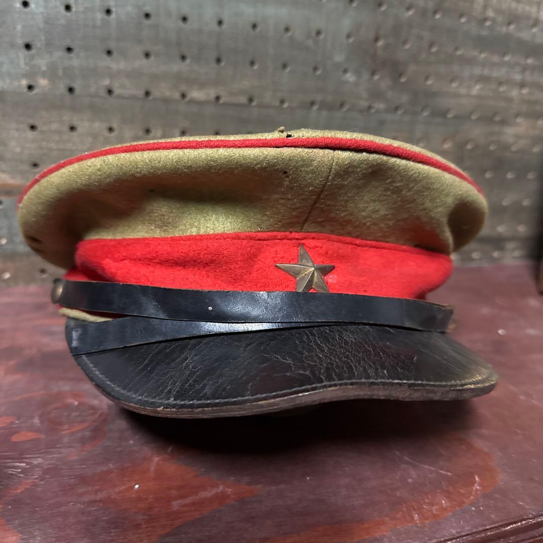 旧日本軍　帝国陸軍　昭五式軍帽　官給品 Amazon.co.jp: 日本陸軍 四五式 昭五式 将校軍帽 制帽 レプリカ ウール