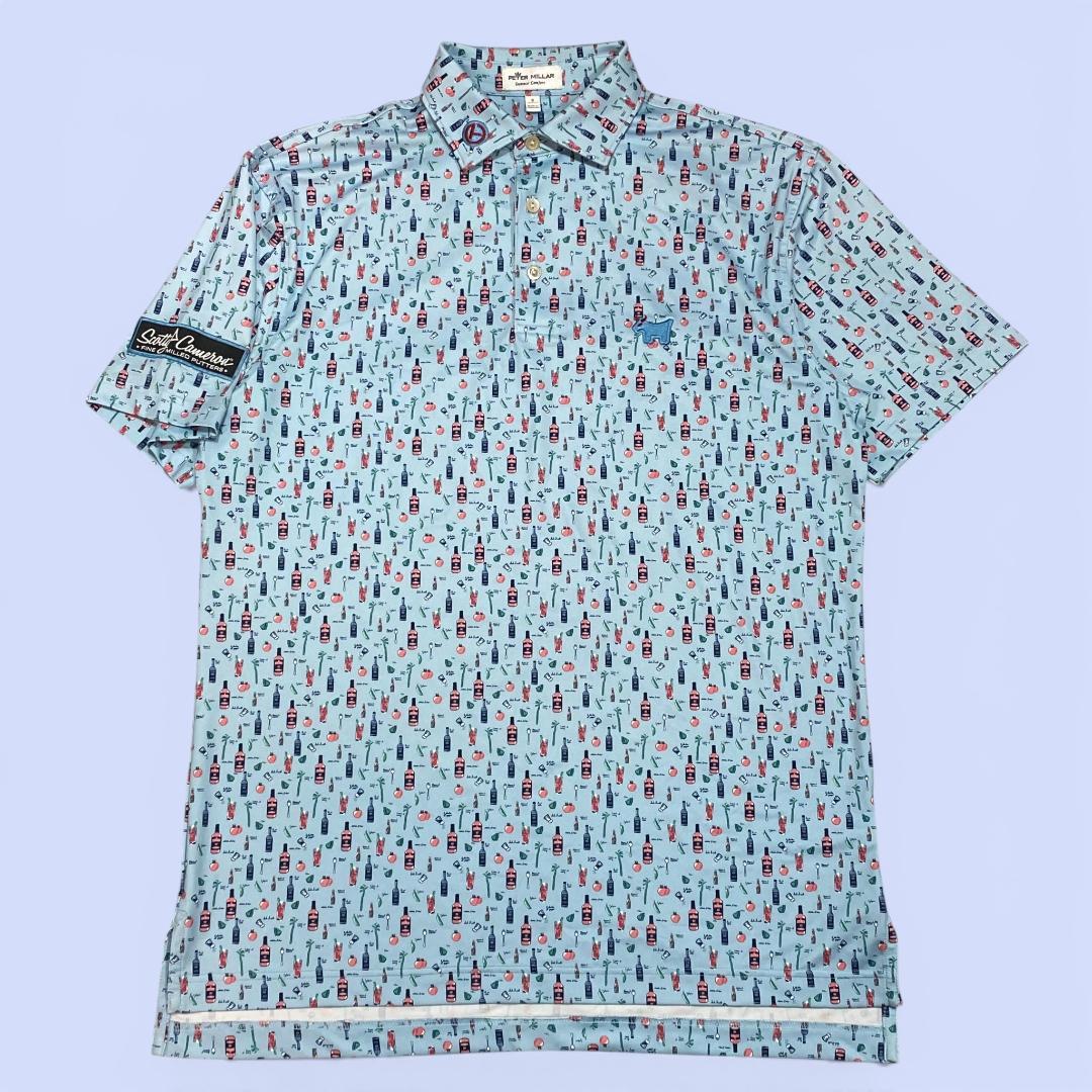 ピーターミラー×スコッティキャメロン ストレッチ ポロシャツ S ブルー系 楽天市場】スコッティキャメロン ポロシャツの通販