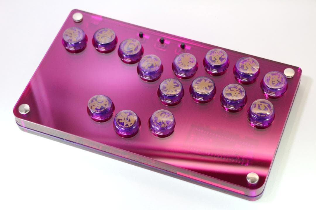 自作レバーレスコントローラー｜15ボタン｜カスタムボタン｜SF6・CPT準拠