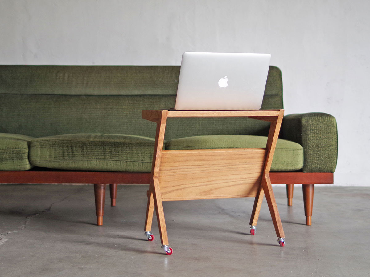 LIFE FURNITURE BI OAK SIDE TABLE / ライフファニチャー BI オーク